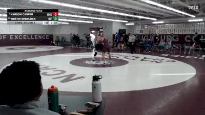 149 lbs Cons. Round 4 - Westin Sherlock, Sioux Falls vs Karson Casper, Augsburg
