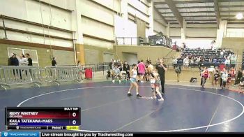 87 lbs Round 1 - Remy Whitney, Oklahoma vs Kaila Tatekawa-Maes, Hawaii