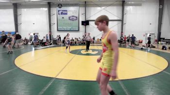 45 kg Rr Rnd 3 - Sawyer Wolfkiel, Bad Karma vs Carson Blum, Michigan Grapplers