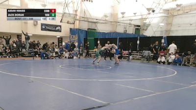 149 lbs Cons. Round 3 - Jack Doran, York (pa) vs Aidan Krass, Merchant Marine