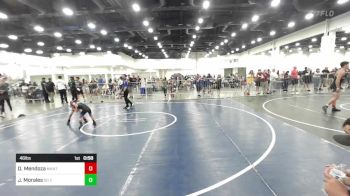 46 lbs Quarterfinal - Dakota Mendoza, Mantanona TC vs Jesse Morales, So Cal Hammers