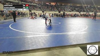 118 lbs Round Of 32 - Aiden Bradt, Lawton, MacArthur Ok vs Alachi Linquist, Sand Springs Jr High