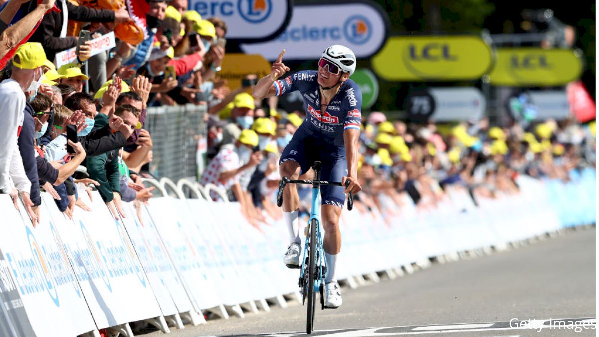 Van der Poel Settles Debt For Grandfather With Tour de France Yellow