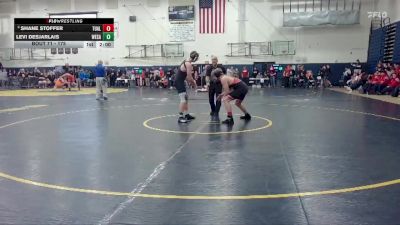 175 lbs Champ. Round 1 - Shane Stoffer, Tualatin vs Levi Desjarlais, West Salem