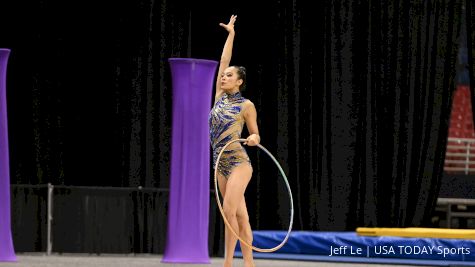 Griskenas & Zeng Top 15 During Qualifying Round For Rhythmic Individual AA
