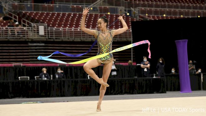 Jenna Zhao - Ribbon, World Elite - 2021 USA Gymnastics Championships