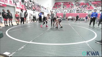 73-76 lbs Rr Rnd 1 - Kayden Herlong, Del City Little League Wrestling vs Lucas Holder, Murray County Takedown Club