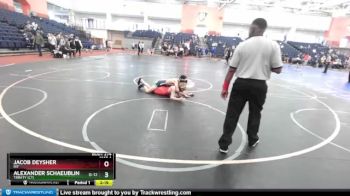 125 lbs Quarterfinal - Jacob Deysher, RIT vs Alexander Schaeublin, Trinity (CT)