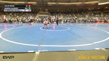 60 lbs Consi Of 8 #1 - Callie Sickle, Florida Scorpions vs HENDRIX ELLSBURY, Husky Wrestling Club