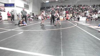 61 lbs Semifinal - Bentley Hughart, RAW vs Eli Remington, Skiatook Youth Wrestling