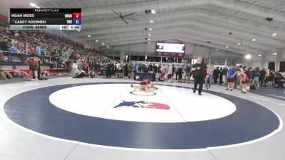 106 lbs Cons. Semis - Noah Moss, Wrestling University vs Casey Koerner, Tiger Wrestling Club