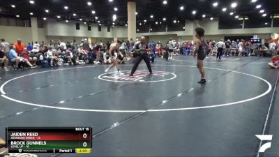 138 lbs Round 1 (32 Team) - Jaiden Reed, Assassins Green vs Brock Gunnels, Level Up