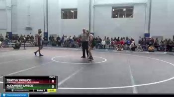 165 lbs Champ. Round 1 - Timothy Pawlicki, Centenary University (New Jersey) vs Alexander LaVeck, McDaniel College