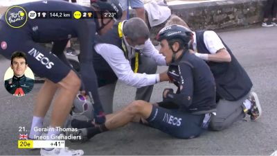 Geraint Thomas, Robert Gesink Crash On Stage 3 Of The 2021 Tour de France