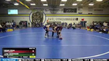 152 lbs Semifinal - Henry Ryan, Mount Vernon vs Lane Genkinger, Columbus/WMU