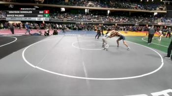 5A 150 lbs Quarterfinal - Grayson Gonzales, Frisco Wakeland vs Bryce Palmer, Comal Smithson Valley
