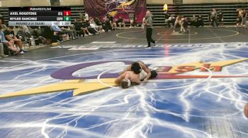 139 lbs Round 3 (4 Team) - Myles Sanchez, Creighton Prep, NE vs Axel Rogotzke, Stillwater, MN
