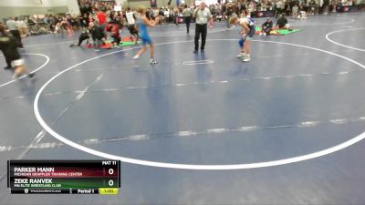 115 lbs Champ. Round 1 - Parker Mann, Michigan Grappler Training Center vs Zeke Ranvek, MN Elite Wrestling Club