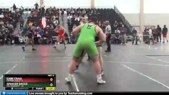 285 lbs Quarters & 1st Wb (16 Team) - Gabe Craig, Campbellsville vs Spencer Dacus, Life University