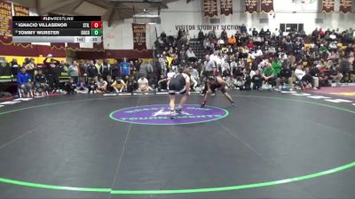 126 lbs Cons. Semi - Ignacio Villasenor, Stillwater vs Tommy Wurster, Dublin Coffman