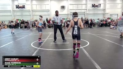 76 lbs Round 2 (6 Team) - KJ Allen, Neighborhood WC vs Raige Morrison, Ohio Gold 10K