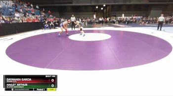 140 lbs Quarterfinal - Dayanara Garcia, Dodge City vs Hailey Arthur, Olathe Northwest