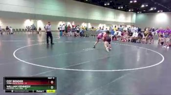 170 lbs Placement Matches (16 Team) - Coy Bender, Terre Haute Black vs William Kennedy, Michiana Vice-Pink