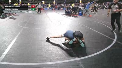 75 lbs Consolation - Antonio DaCosta, Cordoba Trained vs Colton Stahlin, Shore Thing