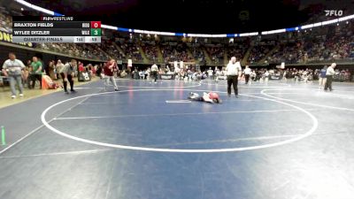 61 lbs Quarterfinal - Braxton Fields, Ridgway vs Wylee Ditzler, Wilkes Barre