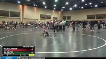 60 lbs Finals (2 Team) - Eli Gentry, Tennessee Red vs Marcelo Simon, AYWO