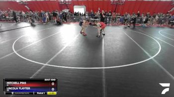120 lbs Cons. Round 4 - Mitchell Pins, IA vs Lincoln Flayter, WI