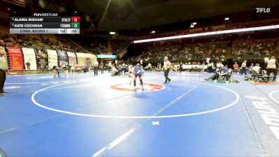 105 Class 2 lbs Quarterfinal - Emma Donze, Seckman vs Killian Evans, Blue Springs South