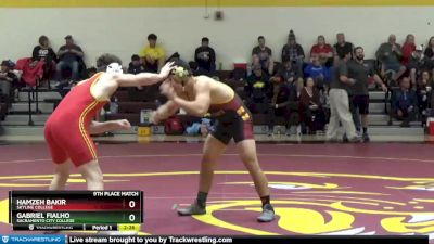 149 lbs 9th Place Match - Gabriel Fialho, Sacramento City College vs Hamzeh Bakir, Skyline College