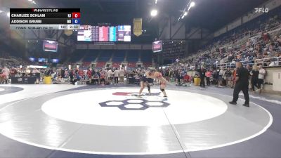 140 lbs Cons. Sub-rd Of 32 - Charlize Schlam, NJ vs Addison Grubb, MD