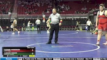 3A-285 lbs Champ. Round 2 - Tucker Anderson, North Polk vs Carson Hagan, Dowling Catholic