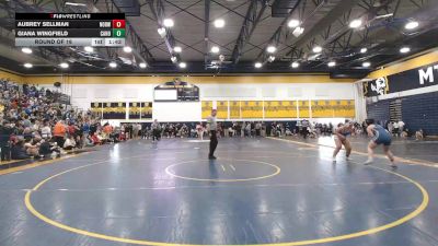 190 lbs Round Of 16 - Aubrey Sellman, Norwin vs Giana Wingfield, Canon-McMillan