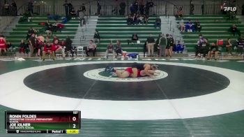 157 lbs Quarterfinal - Ronin Foldes, Benedictine College Preparatory School vs Joe Kilner, The Heights School