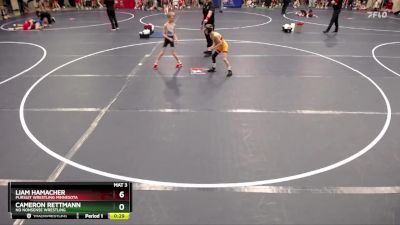 63 lbs Round 1 - Liam Hamacher, Pursuit Wrestling Minnesota vs Cameron Rettmann, No Nonsense Wrestling