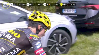 Roglic In Difficulty On Stage 7
