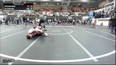120 lbs Semifinal - Daxton Bean, Elgin Wrestling vs Eli Stahler, Cowboy Wrestling Club