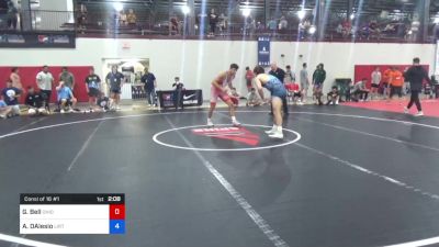 86 kg Consi Of 16 #1 - Gavin Bell, Ohio Regional Training Center vs Anthony DAlesio, Lirtc