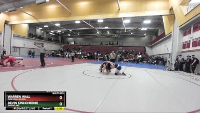 215 lbs Quarterfinal - Devin Kinlicheenie, Snowflake vs Warren Wall, Page High School