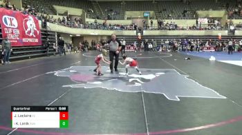 45 lbs Quarterfinal - Korbin Lanik, Summit Wrestling Academy vs Jett Leclaire, X-Factor Elite