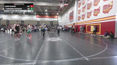 215 lbs Champ. Round 2 - Caine Glover, Saint Ignatius vs Christien Hannahs, Barnesville