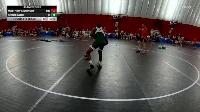 126 lbs Round 3 (8 Team) - Krish Sahu, Grayslake Central vs Matthew Lisowski, Wheaton Warrenville South