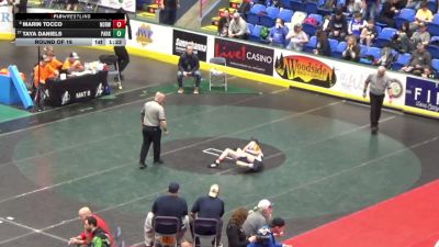 98 lbs Round Of 16 - Marin Tocco, Norwin vs Taya Daniels, Parkland