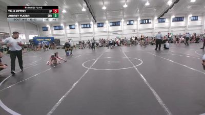 45-50 lbs Round 1 - Talia Pettry, Dawg Pound vs Aubrey Flater, Contenders Wrestling Academy