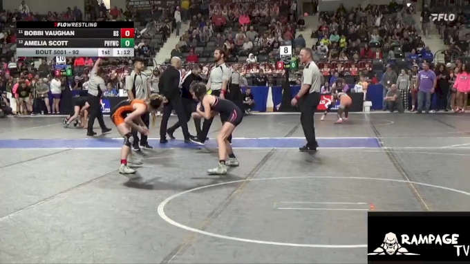 92 lbs 5th Place Match Bobbi Vaughan, Bonner Springs vs Amelia Scott, Power House Youth