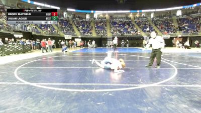 110 lbs Round Of 16 - Brody Mayfield, Central York vs Julian LaGier, West Scranton