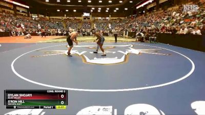 6A-190 lbs Cons. Round 2 - S`Ron Hill, Wichita-East vs Dylan Shojayi, Blue Valley